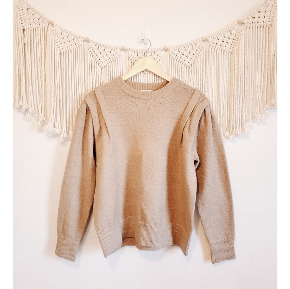 Anthropologie Sweaters - ANTHRO MOON RIVER Knit Long Sleeve Crew Sweater M